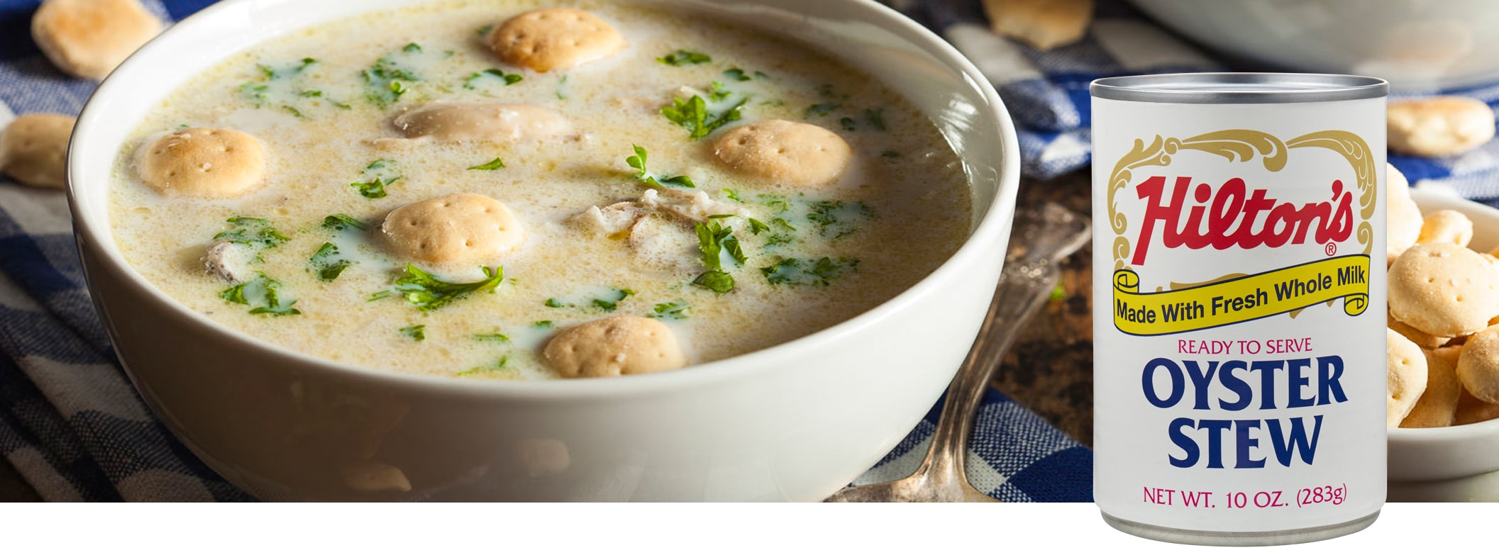 Hilton's Oyster Stew made with Fresh Whole Milk - 6 / 10 oz cans